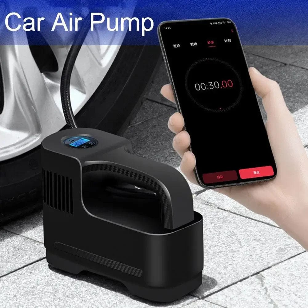 SUITU Wireless Car Inflatable Pump Rechargeable Car Air Compressor Pump 150PSI 120W Automobiles Tire Inflator with LED Light - SHOWLU FASHION STORE