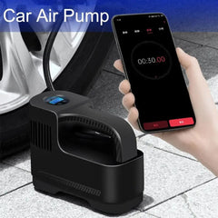 SUITU Wireless Car Inflatable Pump Rechargeable Car Air Compressor Pump 150PSI 120W Automobiles Tire Inflator with LED Light - SHOWLU FASHION STORE