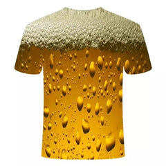 Summer Daily Leisure Man T-shirt beer is the answer - SHOWLU FASHION STORE