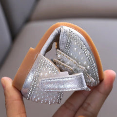 Summer Girls Flat Princess Sandals Fashion Sequins Bow Rhinestone Baby Shoes Kids Shoes For Party Wedding Party Sandals E618 - SHOWLU FASHION STORE