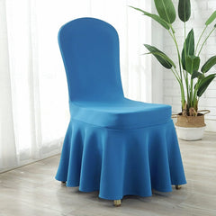 Thickened Air Layer Conference Hotel White Banquet Elastic Chair Cover Hotel Dedicated for Home Use and Restaurants Chair Cover One - Piece - SHOWLU FASHION STORE
