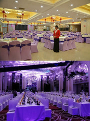 Thickened One - Piece Hotel Wedding Banquet White Chair Cover - SHOWLU FASHION STORE