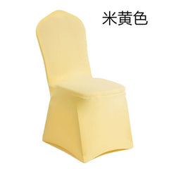 Thickened One - Piece Hotel Wedding Banquet White Chair Cover - SHOWLU FASHION STORE