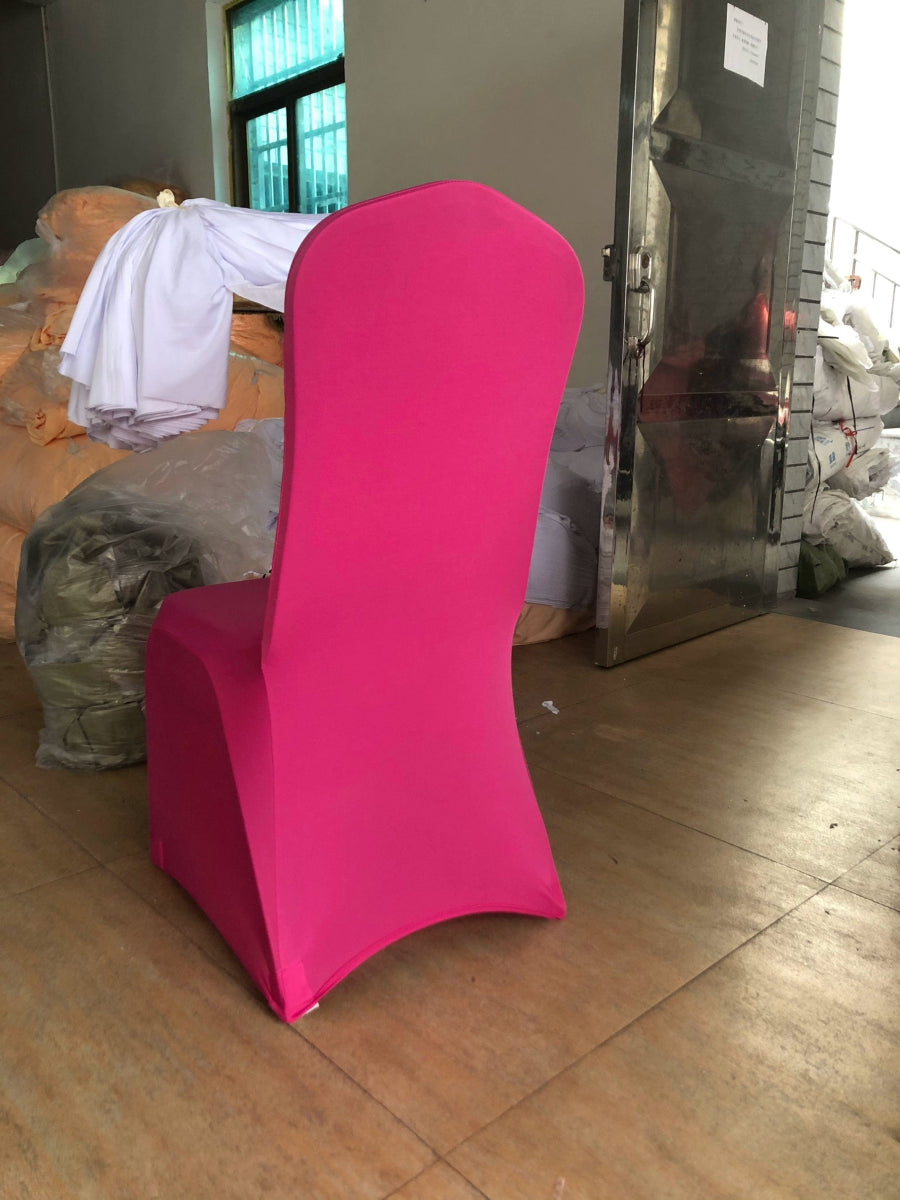 Thickened One - Piece Hotel Wedding Banquet White Chair Cover - SHOWLU FASHION STORE
