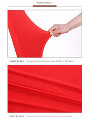 Thickened One - Piece Hotel Wedding Banquet White Chair Cover - SHOWLU FASHION STORE