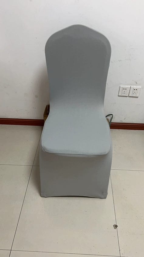 Thickened One - Piece Hotel Wedding Banquet White Chair Cover - SHOWLU FASHION STORE