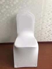 Thickened One - Piece Hotel Wedding Banquet White Chair Cover - SHOWLU FASHION STORE