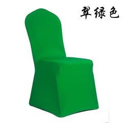 Thickened One - Piece Hotel Wedding Banquet White Chair Cover - SHOWLU FASHION STORE
