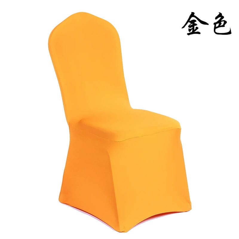 Thickened One - Piece Hotel Wedding Banquet White Chair Cover - SHOWLU FASHION STORE