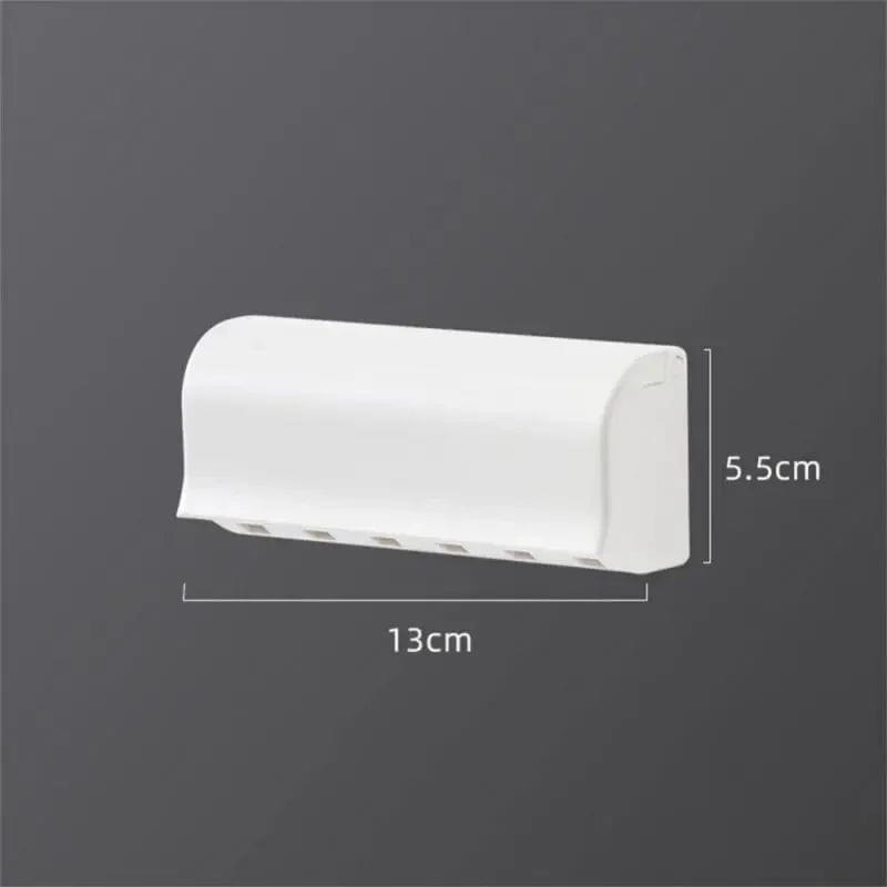 Toothbrush Holder Punch - free Wall - mounted Toothpaste Holder Toothpaste Storage Rack Holders Bath Organizer Bathroom Accessories - SHOWLU FASHION STORE