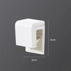 Toothbrush Holder Punch - free Wall - mounted Toothpaste Holder Toothpaste Storage Rack Holders Bath Organizer Bathroom Accessories - SHOWLU FASHION STORE