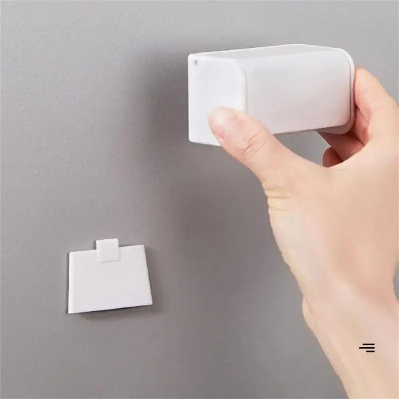 Toothbrush Holder Punch - free Wall - mounted Toothpaste Holder Toothpaste Storage Rack Holders Bath Organizer Bathroom Accessories - SHOWLU FASHION STORE