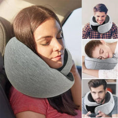 Travel Neck Pillow Travel Neck Cushion Durable U - shaped Travel Pillow Non - deformed Airplane Pillow - SHOWLU FASHION STORE