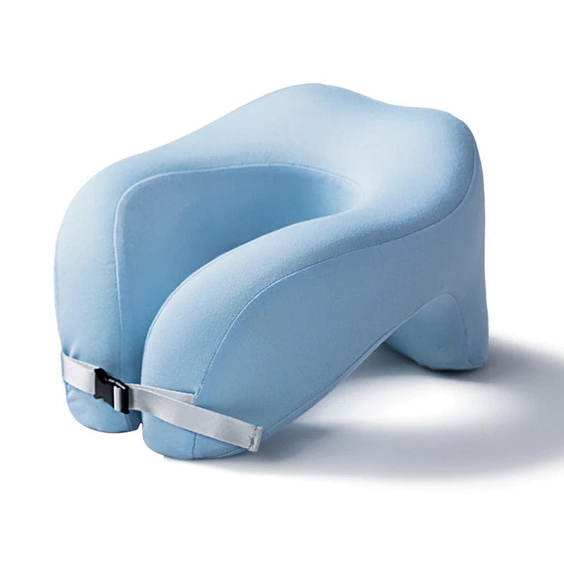 Travel Pillow U - Shape Pure Memory Foam Neck Pillow For Airplane Office Nap Cervical Pillows Flight Sleeping Head Neck Support - SHOWLU FASHION STORE