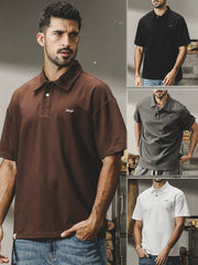 Trendy Polo Shirt Summer American Minimalist Casual Short Sleeve - SHOWLU FASHION STORE