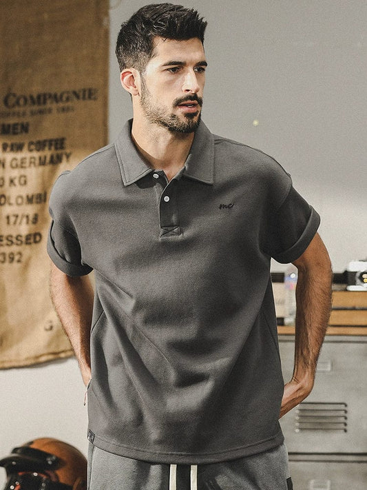 Trendy Polo Shirt Summer American Minimalist Casual Short Sleeve - SHOWLU FASHION STORE