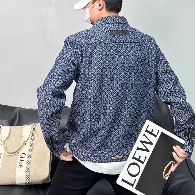 Trendy Spring and Autumn Full Printed Couple Coat Denim Jacket - SHOWLU FASHION STORE