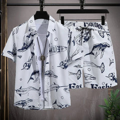 Tropical comfy Beachwear Set - SHOWLU FASHION STORE