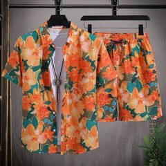 Tropical comfy Beachwear Set - SHOWLU FASHION STORE