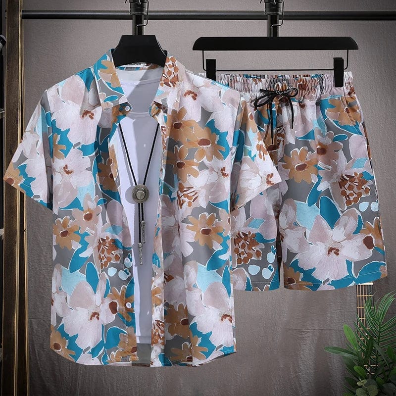 Tropical comfy Beachwear Set - SHOWLU FASHION STORE
