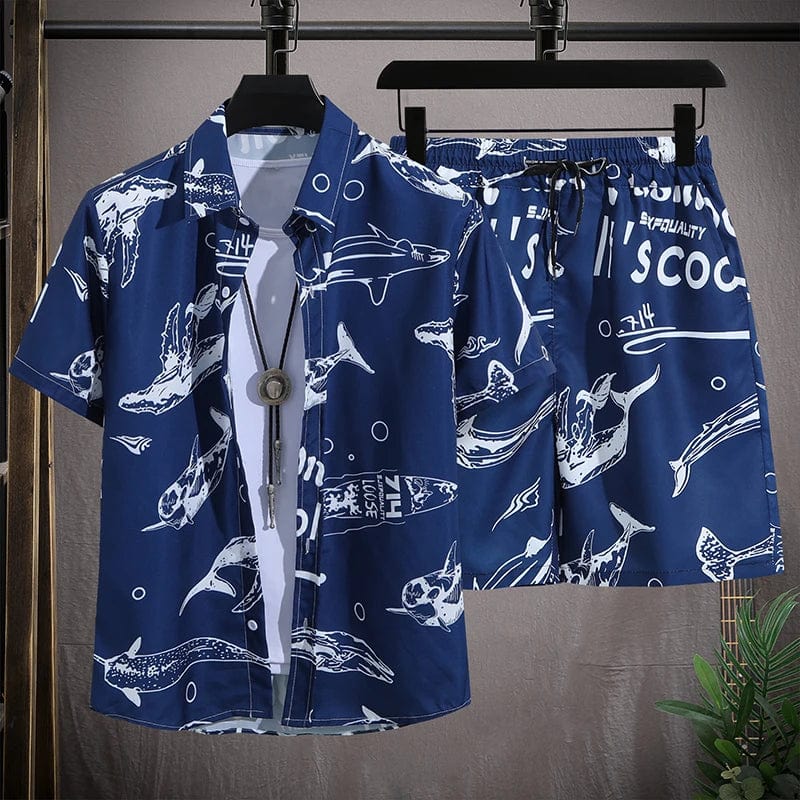 Tropical comfy Beachwear Set - SHOWLU FASHION STORE