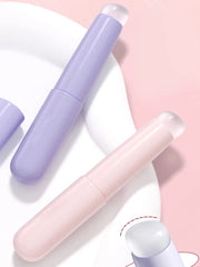 Upgrade Silicone Lip Brush With Cover Angled Concealer Brush Like Fingertips Q Soft Lipstick Makeup Brushes Round Head No Broken - SHOWLU FASHION STORE