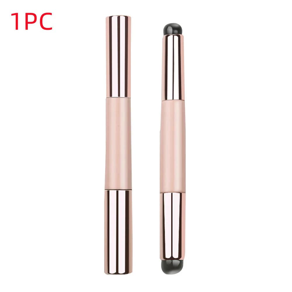 Upgrade Silicone Lip Brush With Cover Angled Concealer Brush Like Fingertips Q Soft Lipstick Makeup Brushes Round Head No Broken - SHOWLU FASHION STORE