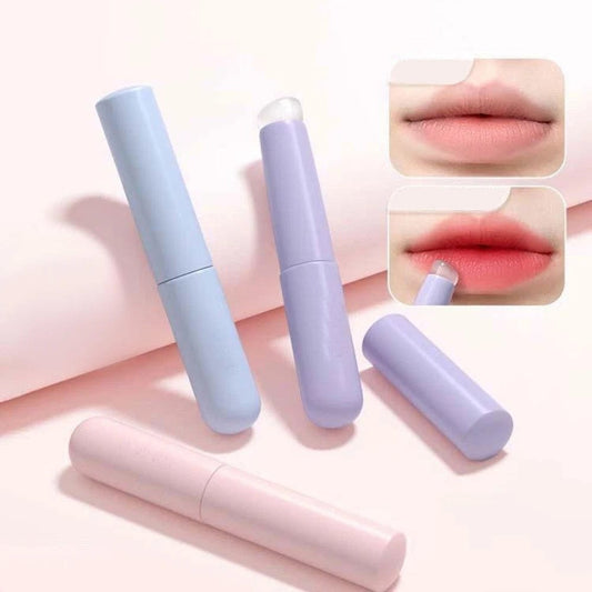 Upgrade Silicone Lip Brush With Cover Angled Concealer Brush Like Fingertips Q Soft Lipstick Makeup Brushes Round Head No Broken - SHOWLU FASHION STORE