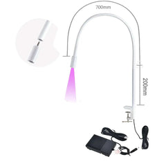 USB UV Ultraviolet Light LED UV Glue Curing Light Beauty Eyelash manicure False Eyelashes Grafting Foot Step Switch Floor Lamp - SHOWLU FASHION STORE
