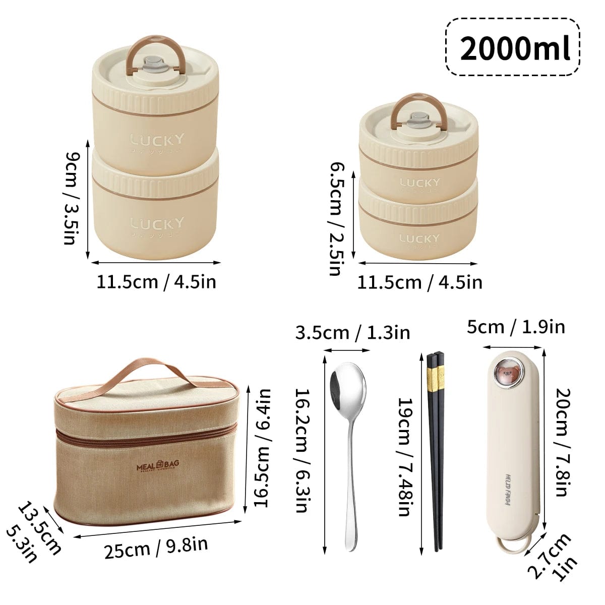 Versatile and Convenient Thermal Lunch Box - SHOWLU FASHION STORE