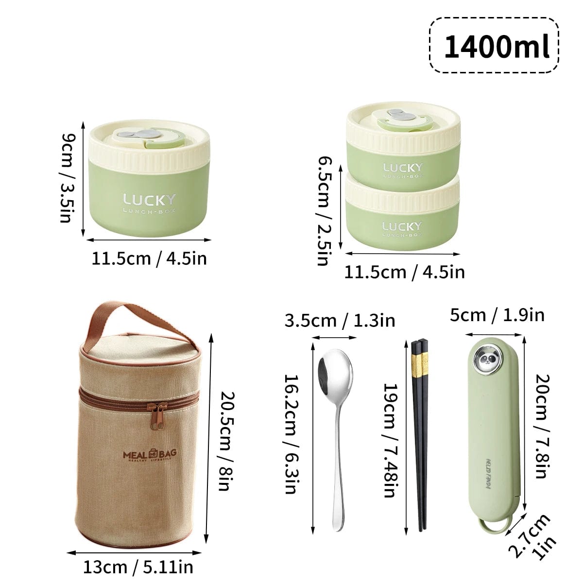 Versatile and Convenient Thermal Lunch Box - SHOWLU FASHION STORE