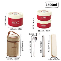 Versatile and Convenient Thermal Lunch Box - SHOWLU FASHION STORE
