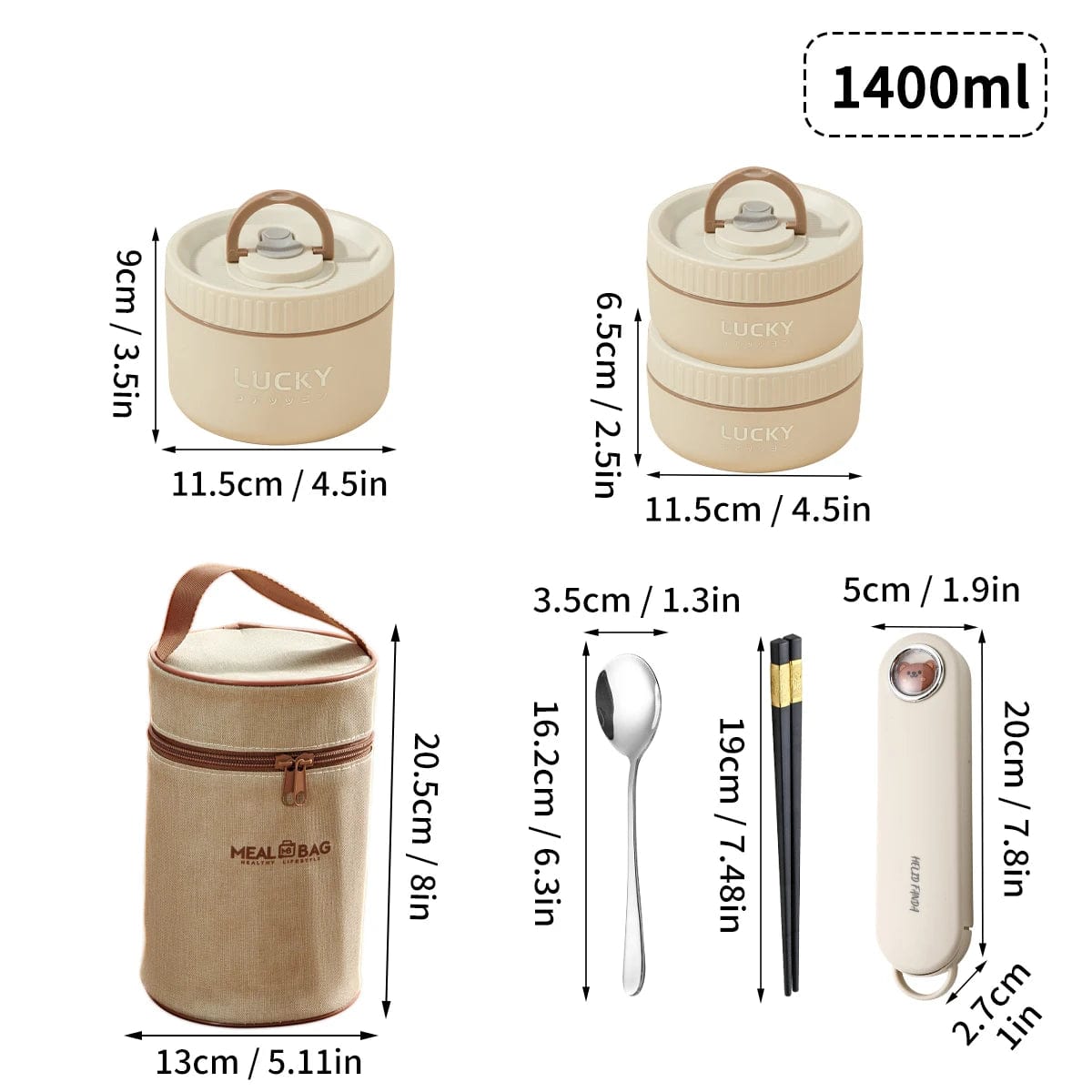 Versatile and Convenient Thermal Lunch Box - SHOWLU FASHION STORE