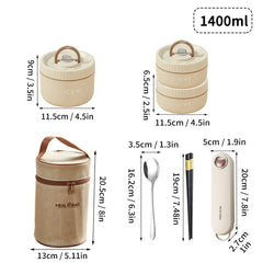 Versatile and Convenient Thermal Lunch Box - SHOWLU FASHION STORE