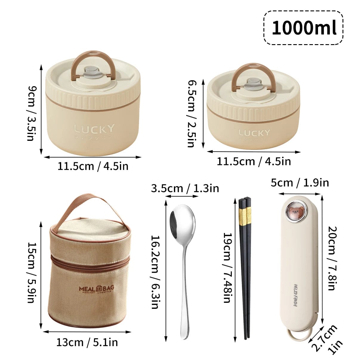 Versatile and Convenient Thermal Lunch Box - SHOWLU FASHION STORE