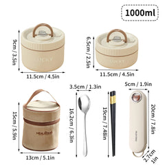 Versatile and Convenient Thermal Lunch Box - SHOWLU FASHION STORE