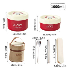 Versatile and Convenient Thermal Lunch Box - SHOWLU FASHION STORE