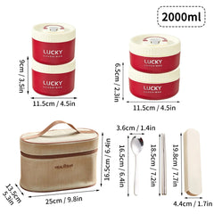 Versatile and Convenient Thermal Lunch Box - SHOWLU FASHION STORE