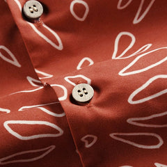 Vibrant Floral Short - Sleeved Shirt - SHOWLU FASHION STORE