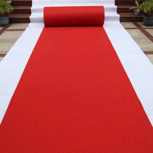 Wedding Welcome Red Carpet, Conference Hall, Outdoor Disposable Decorative Carpet, Banquet, Stairs Box, Long Corridor, Non - Slip - SHOWLU FASHION STORE