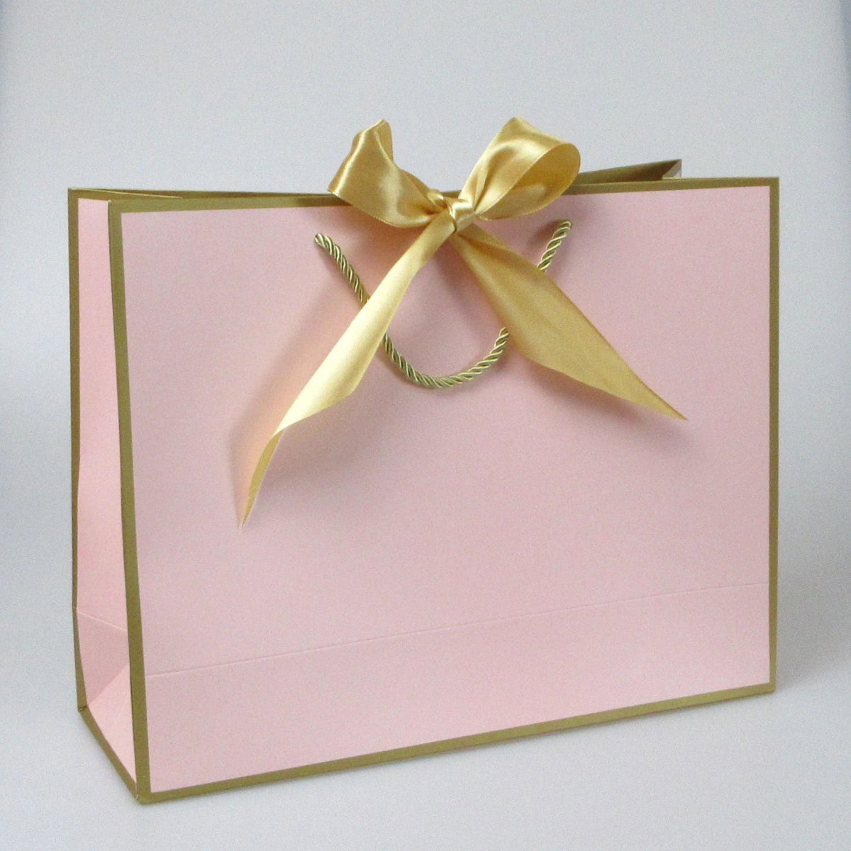 Wholesale Paper Gift Bags with Ribbon Bow Recycled Wedding Shopping Bags with Handles Clothing Cosmetic Jewelry Packaging Bags - SHOWLU FASHION STORE