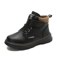 Winter Boots Girls Sport Shoes Fashion Kids Boys Ankle Boots Soft Bottom Warm Student Boot Non - slip Soft Sneaker - SHOWLU FASHION STORE