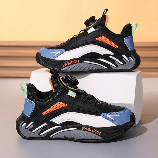 Winter Children's Sports Shoes Boys Plus Cashmere Thicken Warm Snow Boots Girls Non - slip Outdoor Fashion Sneakers Student Shoes - SHOWLU FASHION STORE