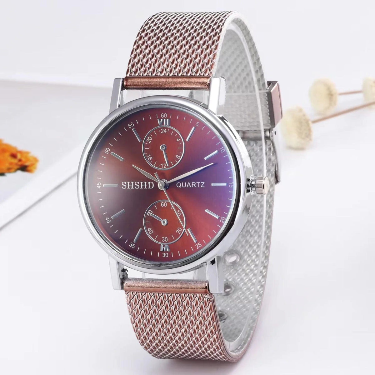 WOKAI high quality fashion casual women's belt Quartz Watch Lady student full diamond fashion vintage clock women - SHOWLU FASHION STORE