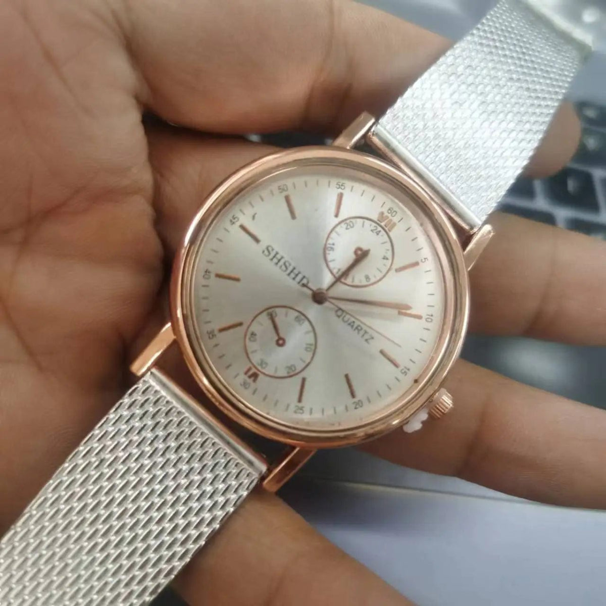 WOKAI high quality fashion casual women's belt Quartz Watch Lady student full diamond fashion vintage clock women - SHOWLU FASHION STORE