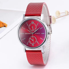 WOKAI high quality fashion casual women's belt Quartz Watch Lady student full diamond fashion vintage clock women - SHOWLU FASHION STORE