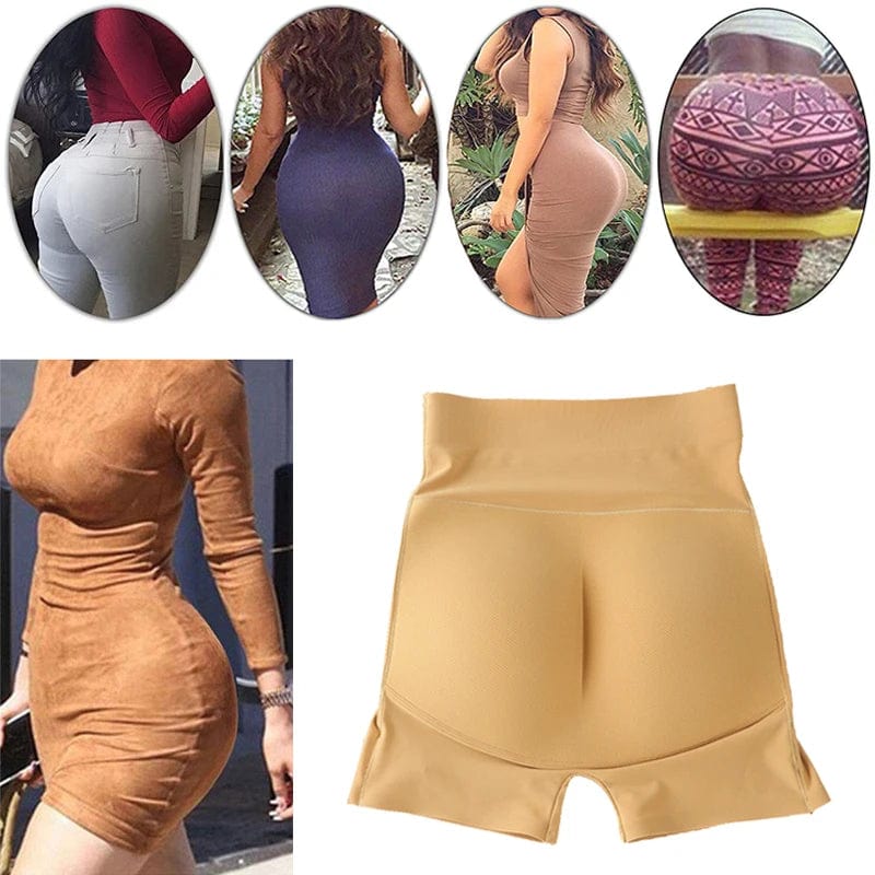 Women Sexy High Waist Body Shaper Butt Lifter Padded Hip Enhancer Shapewear Tummy Control Panties Fake Ass Shorts - SHOWLU FASHION STORE