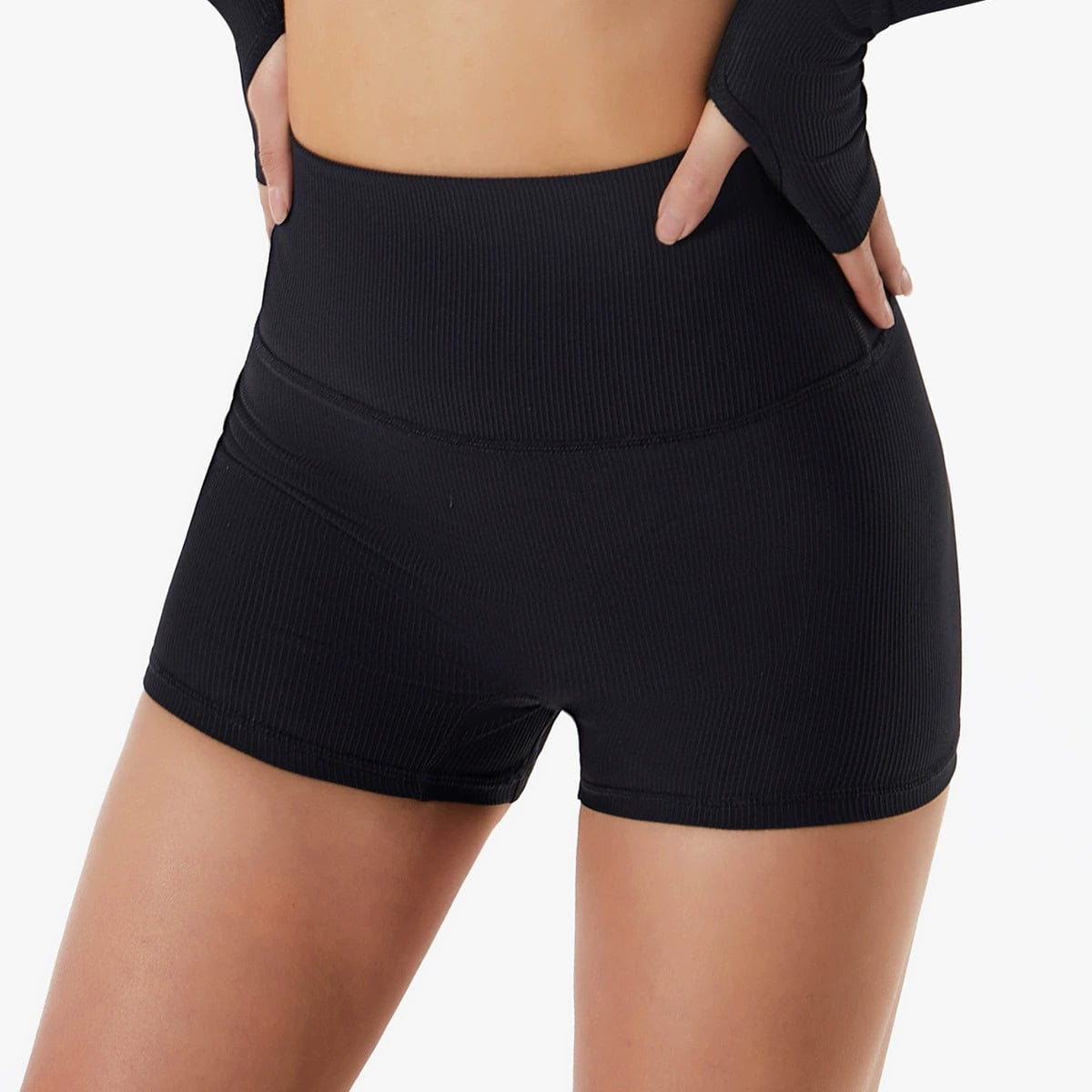 Women's High Waist Tight Shorts - SHOWLU FASHION STORE