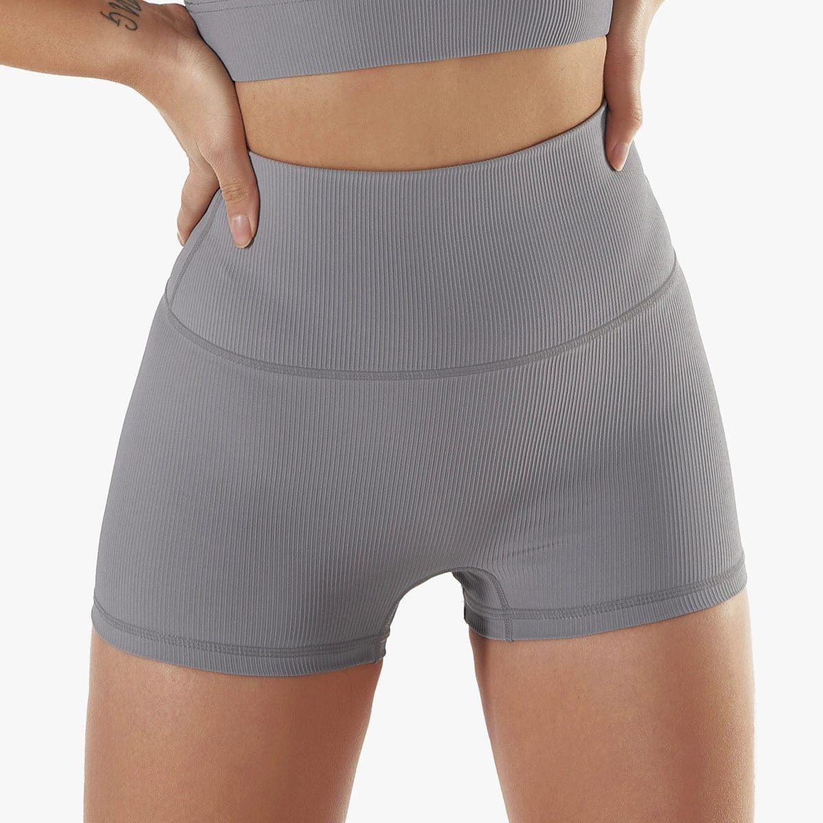 Women's High Waist Tight Shorts - SHOWLU FASHION STORE