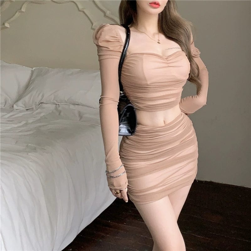 Women's Summer Slimming Sexy Sheath Mesh Skirt - SHOWLU FASHION STORE